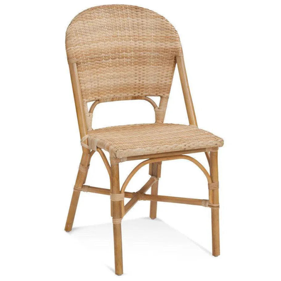 Granada Rattan & Wicker Brown Side Chair - LOOMLAN - Bassett Mirror - Accent Chairs