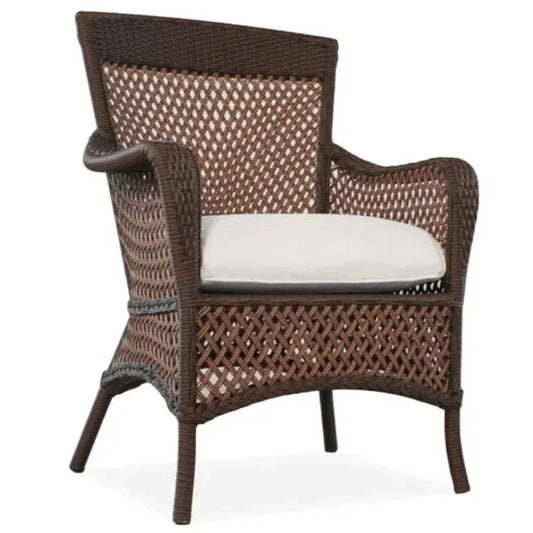 Lloyd Flanders Grand Traverse Outdoor Dining Armchair Sunbrella