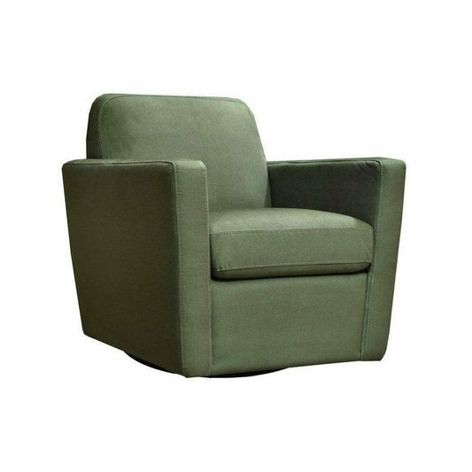 Green Linen Fabric Swivel Club Chair Forest Green - Sideboards and Things Brand_LH Imports, Color_Green, Features_Swivel, Product Type_Club Chair, Upholstery Type_Fabric Blend