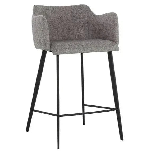 Griffin Leather Modern Counter Stool