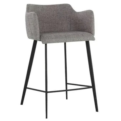 Griffin Leather Modern Counter Stool