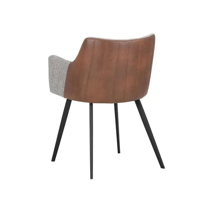 SUNPAN Griffin Leather Modern Dining Armchair