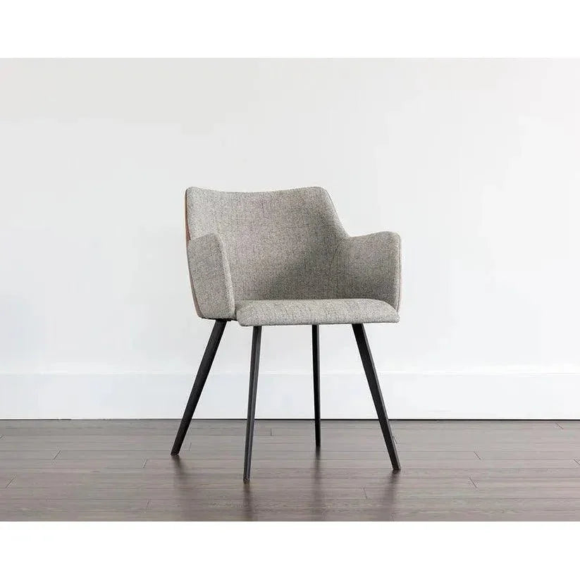 SUNPAN Griffin Leather Modern Dining Armchair