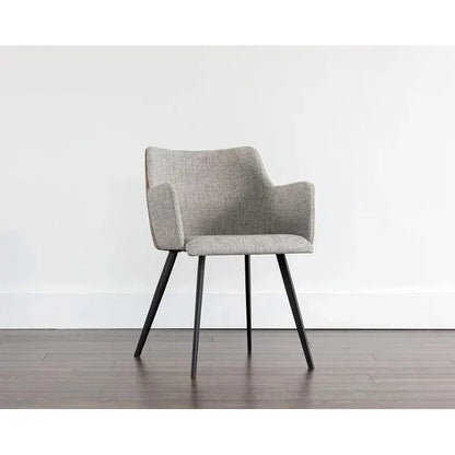 SUNPAN Griffin Leather Modern Dining Armchair
