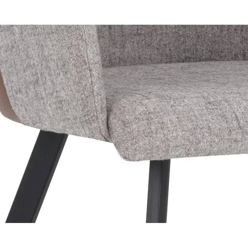 SUNPAN Griffin Leather Modern Dining Armchair