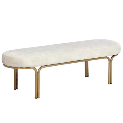 SUNPAN Gwen Fabric Backless Bench