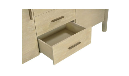 Wiley Three Drawers Wood Sideboard