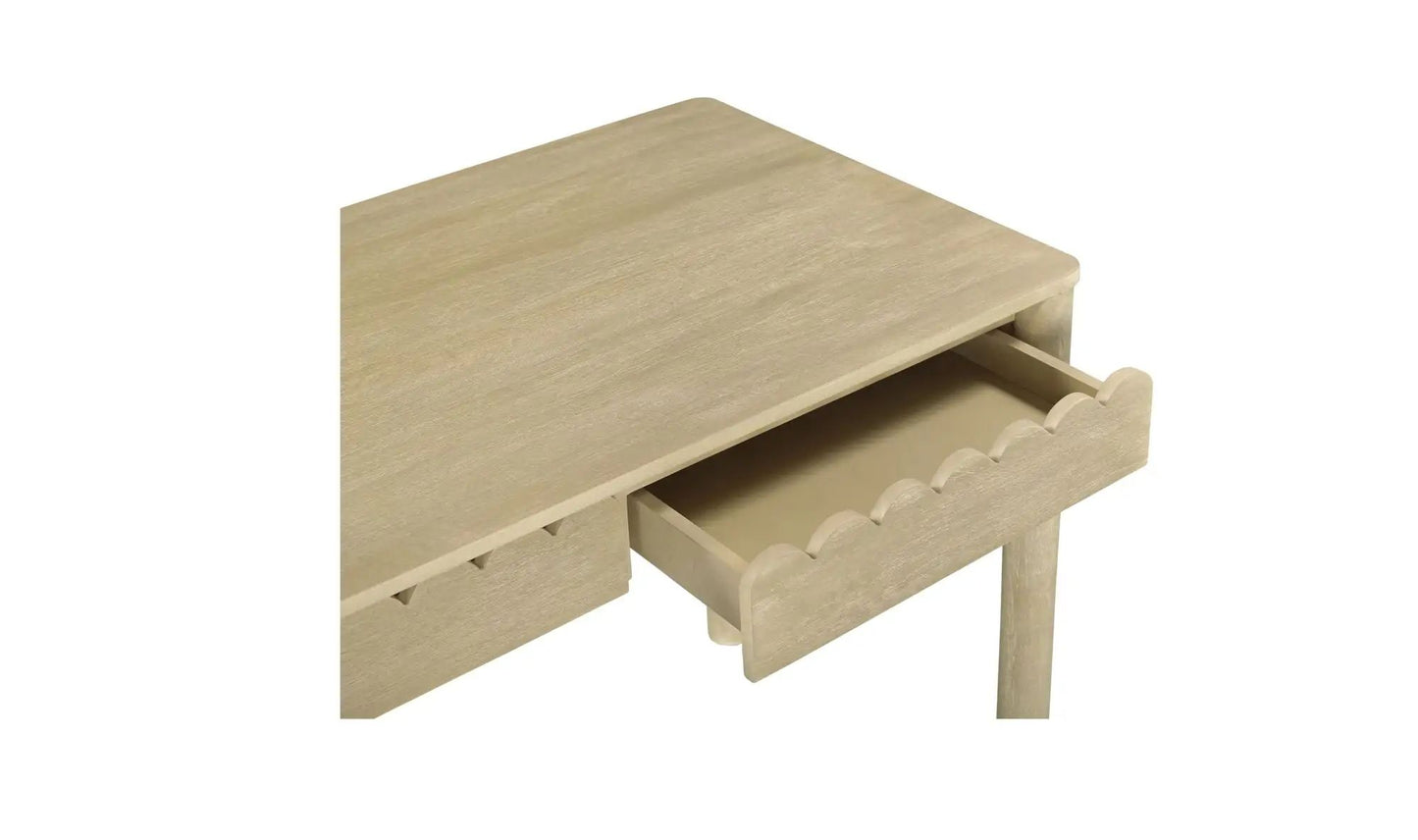 Wiley Three Drawers Wood Desk