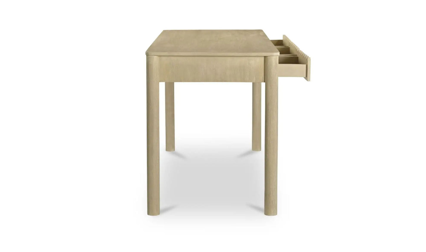 Wiley Three Drawers Wood Desk
