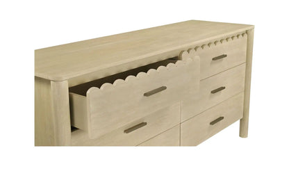 Wiley Six Drawers Wood Dresser