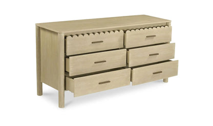 Wiley Six Drawers Wood Dresser