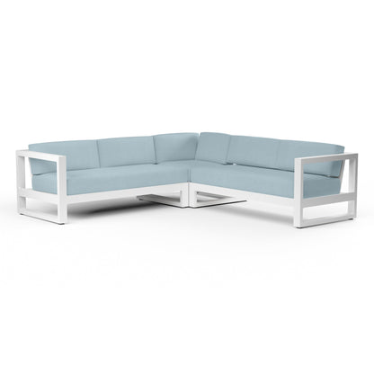 Newport Sunbrella Upholstered Outdoor Sectional Sofa