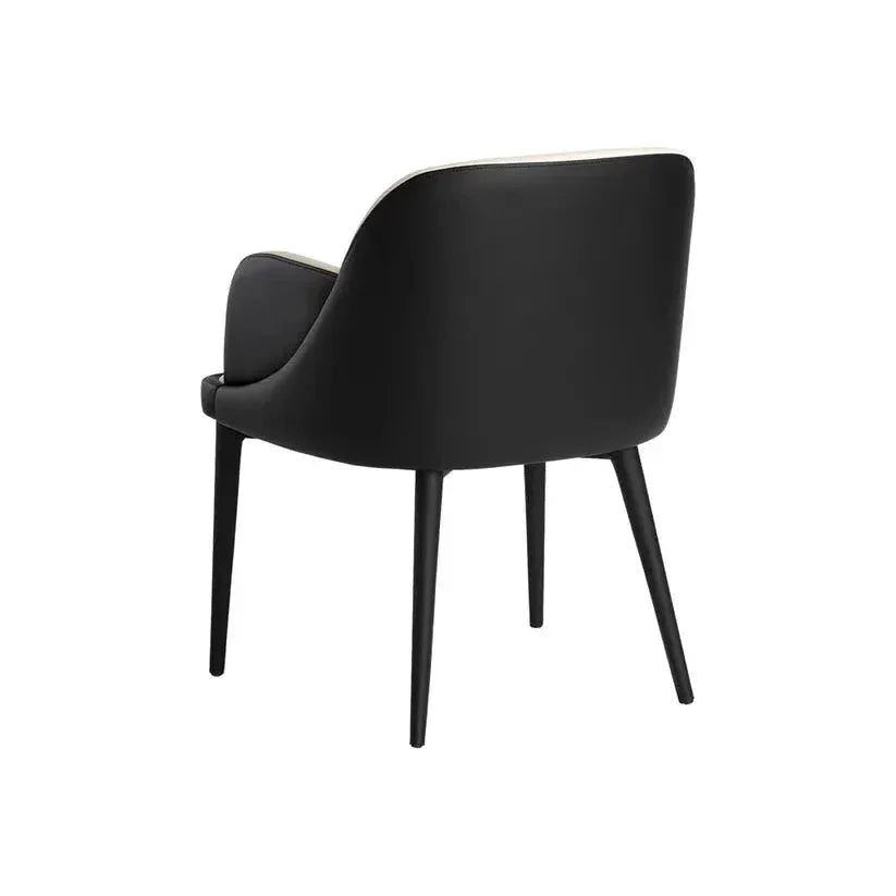 Hagan Leather Dining Armchair - LOOMLAN - SUNPAN - Dining Chairs