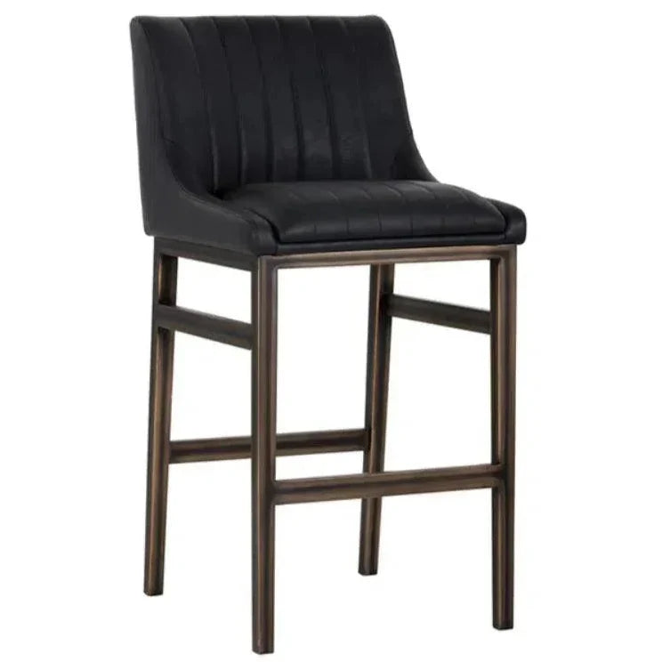 Halden Faux Leather Barstool