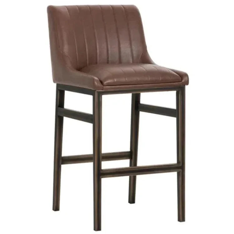 Halden Faux Leather Barstool