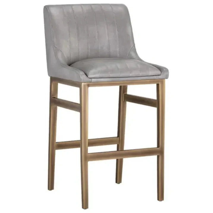 Halden Faux Leather Barstool