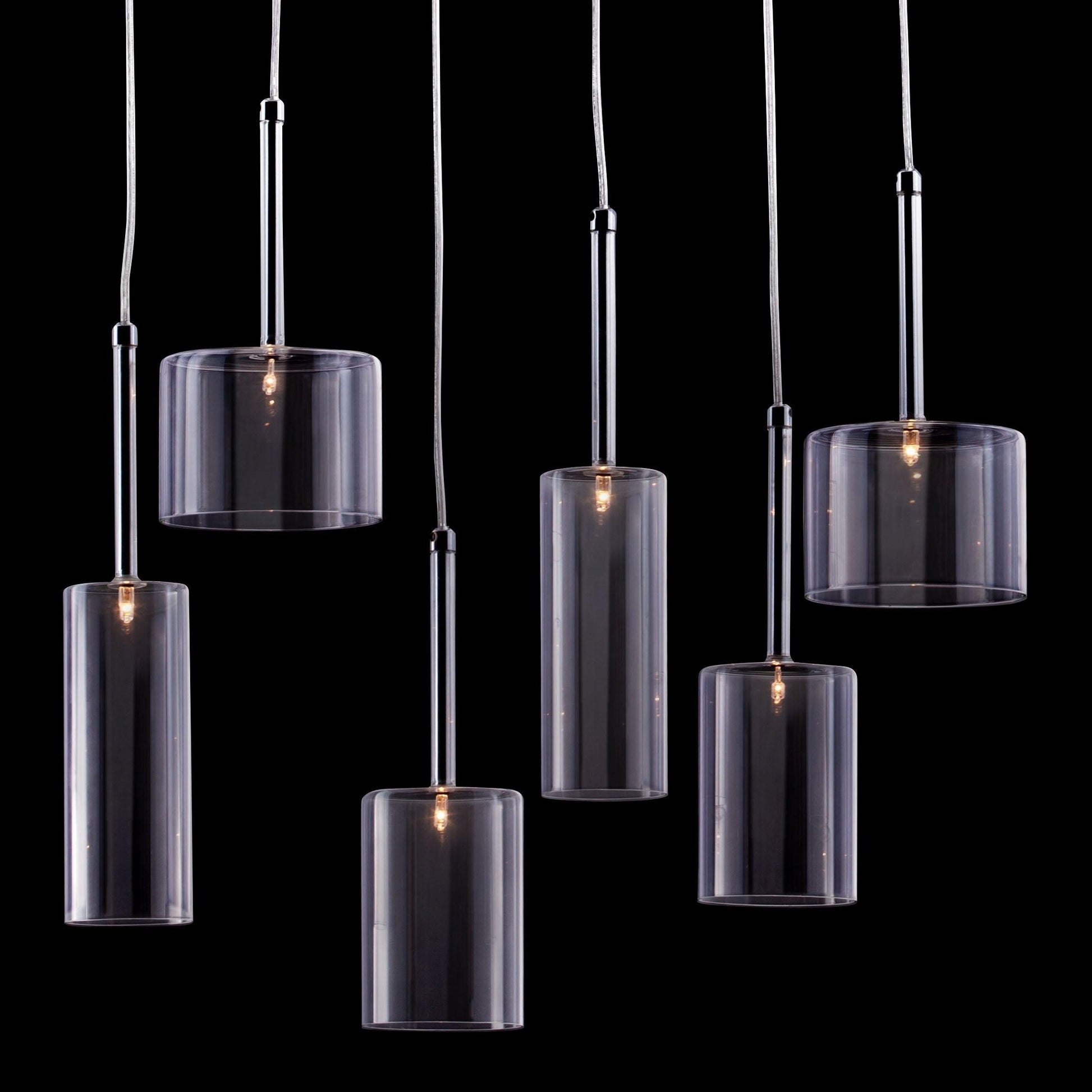 Hale Ceiling Lamp Clear - Sideboards and Things Brand_Zuo Modern, Color_Clear, Depth_0-10, Finish_Polished, Height_10-20, Materials_Glass, Materials_Metal, Metal Type_Steel, Product Type_Pendant, Width_20-30