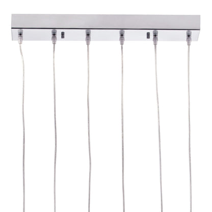 Hale Ceiling Lamp Clear - Sideboards and Things Brand_Zuo Modern, Color_Clear, Depth_0-10, Finish_Polished, Height_10-20, Materials_Glass, Materials_Metal, Metal Type_Steel, Product Type_Pendant, Width_20-30