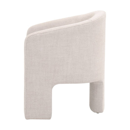 Hall Cream Fabric Arm Chair - LOOMLAN - Essentials For Living - Club Chairs