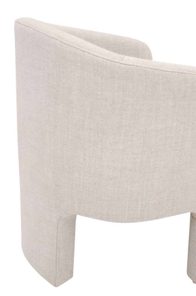 Hall Cream Fabric Arm Chair - LOOMLAN - Essentials For Living - Club Chairs