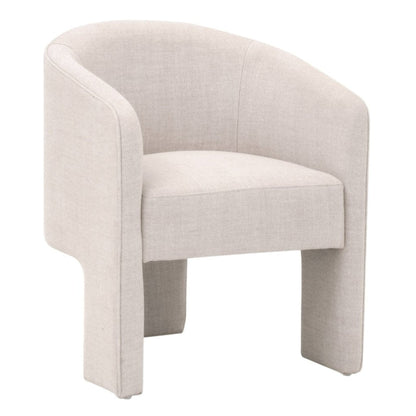 Hall Cream Fabric Arm Chair - LOOMLAN - Essentials For Living - Club Chairs