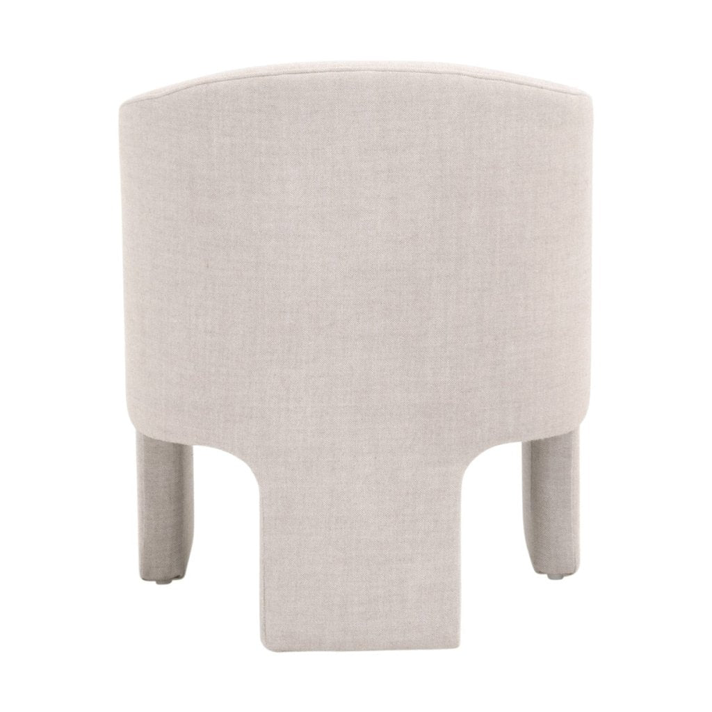 Hall Cream Fabric Arm Chair - LOOMLAN - Essentials For Living - Club Chairs