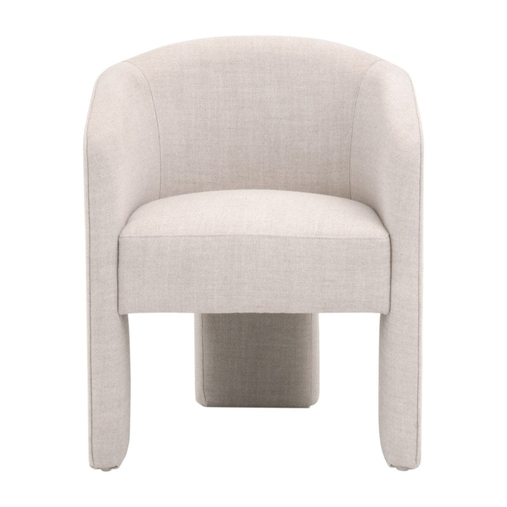Hall Cream Fabric Arm Chair - LOOMLAN - Essentials For Living - Club Chairs