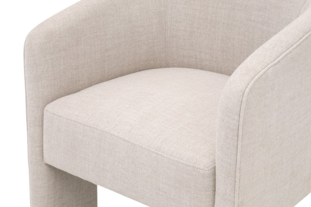 Hall Cream Fabric Arm Chair - LOOMLAN - Essentials For Living - Club Chairs
