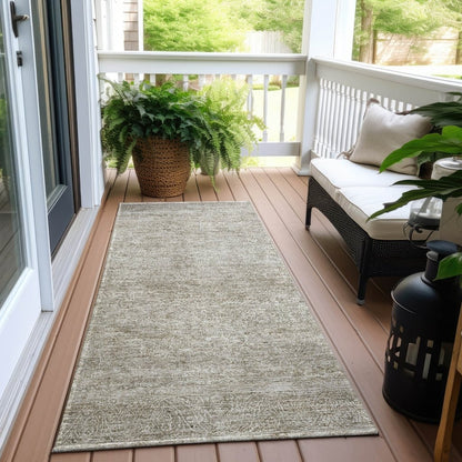 LOOMLAN Rugs Halora Ivory Washable Indoor-Outdoor Rug