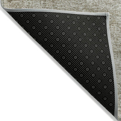 LOOMLAN Rugs Halora Ivory Washable Indoor-Outdoor Rug