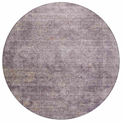 LOOMLAN Rugs Halora Purple Washable Indoor-Outdoor Rug