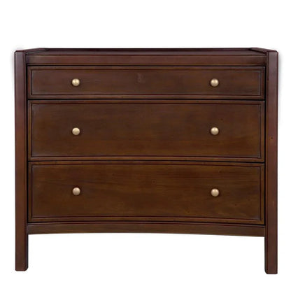 Noir Hampton Three Drawers Wood Side Table