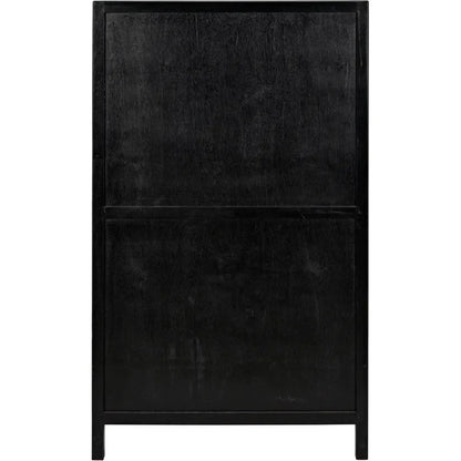 Noir Hampton Wooden Tall Boy Dresser