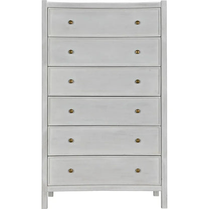 Noir Hampton Wooden Tall Boy Dresser