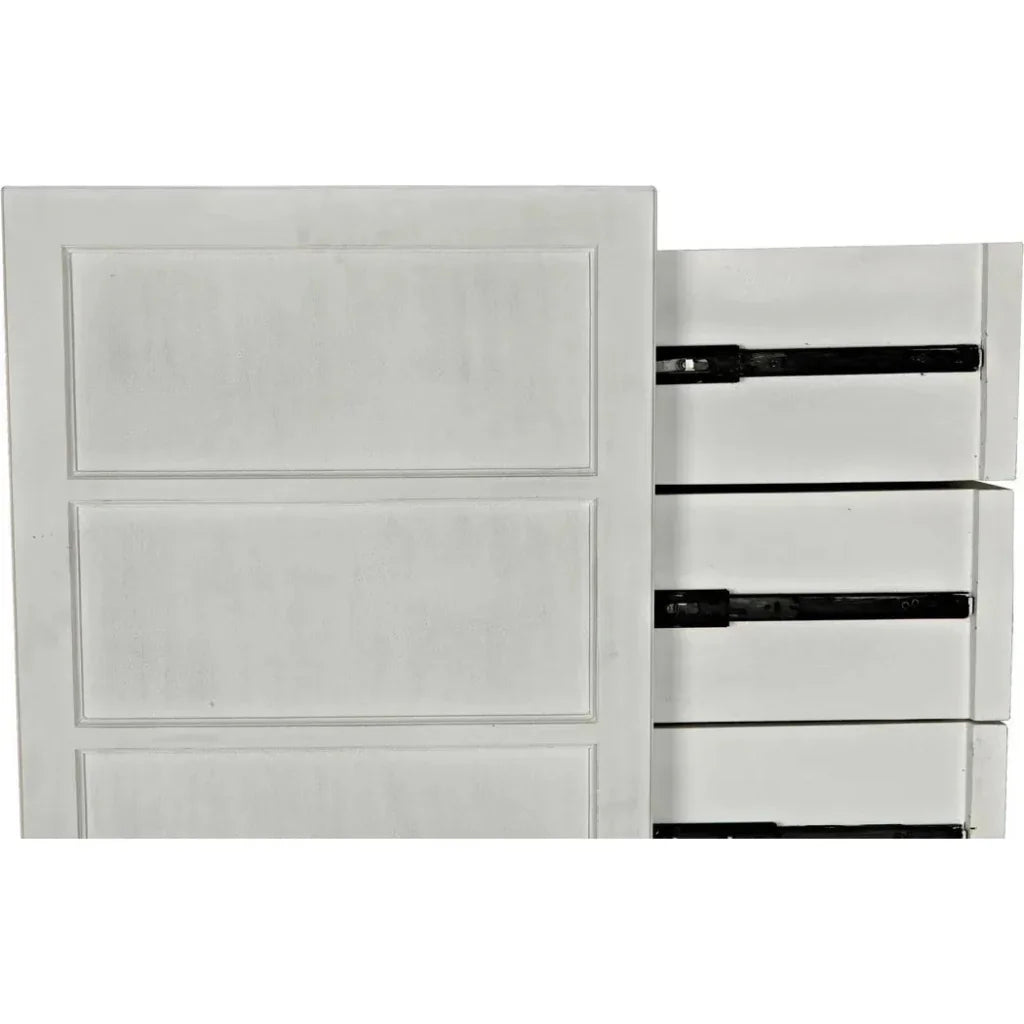 Noir Hampton Wooden Tall Boy Dresser