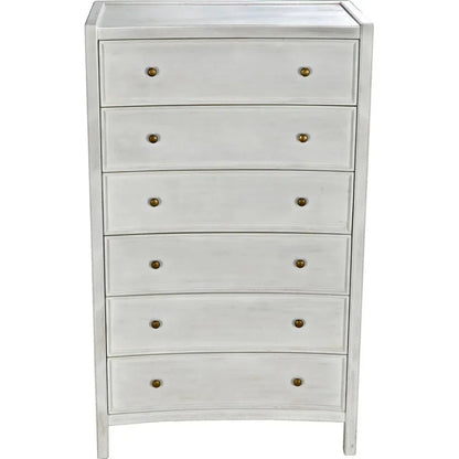 Noir Hampton Wooden Tall Boy Dresser