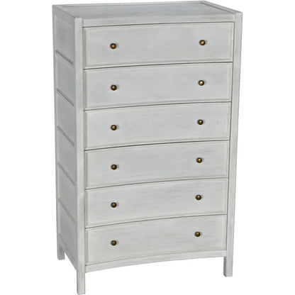 Noir Hampton Wooden Tall Boy Dresser