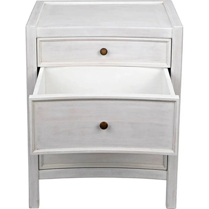 Hampton Three-Drawers Wood Night Stand