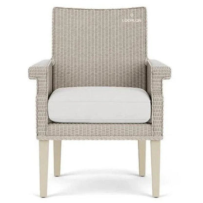 Hamptons Outdoor Furniture Wicker Dining Armchair - LOOMLAN - Lloyd Flanders - Outdoor Dining Chairs
