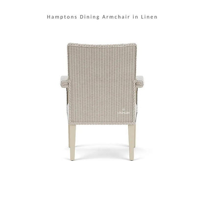 Hamptons Outdoor Furniture Wicker Dining Armchair - LOOMLAN - Lloyd Flanders - Outdoor Dining Chairs