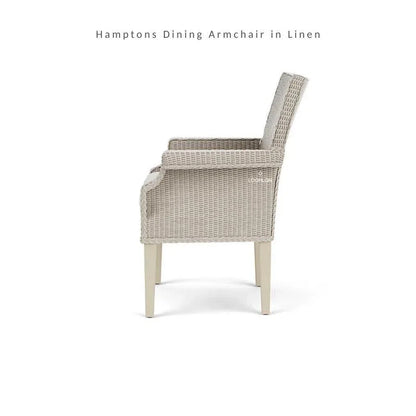 Hamptons Outdoor Furniture Wicker Dining Armchair - LOOMLAN - Lloyd Flanders - Outdoor Dining Chairs