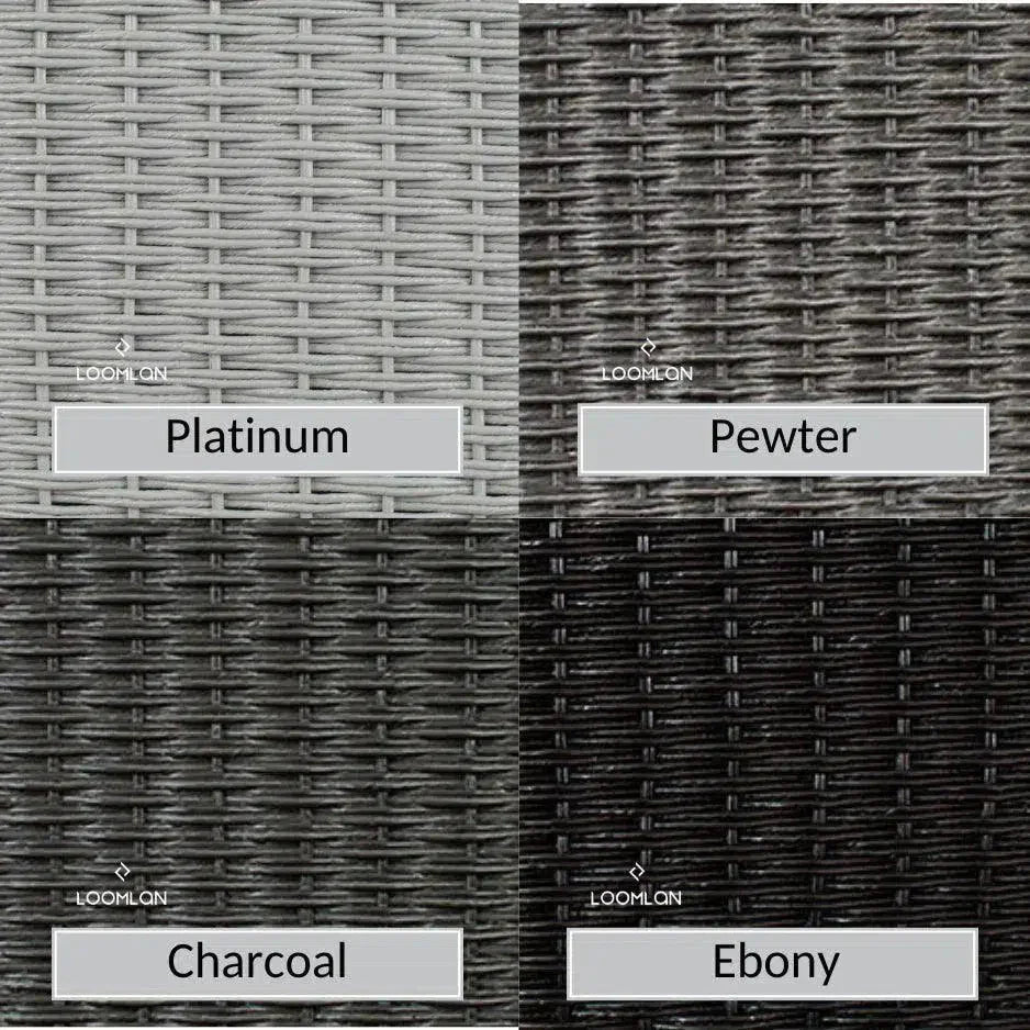 Hamptons Outdoor Furniture Wicker Dining Armchair - LOOMLAN - Lloyd Flanders - Outdoor Dining Chairs