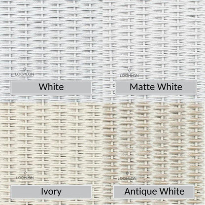 Hamptons Outdoor Furniture Wicker Dining Armchair - LOOMLAN - Lloyd Flanders - Outdoor Dining Chairs