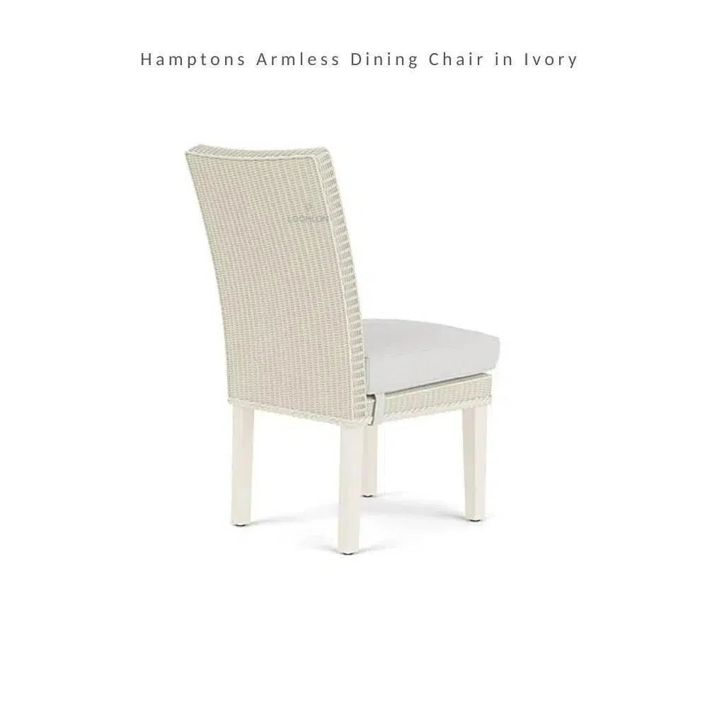 Hamptons Outdoor Furniture Wicker Dining Chair - LOOMLAN - Lloyd Flanders - Outdoor Dining Chairs