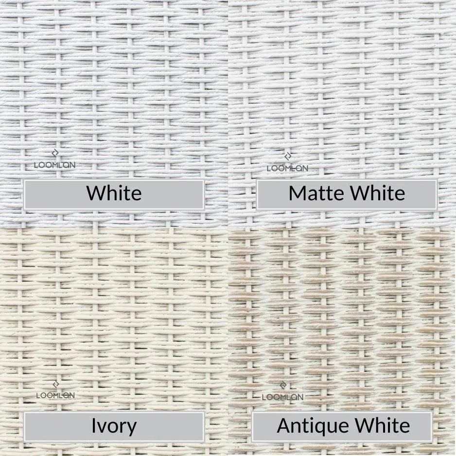 Hamptons Outdoor Furniture Wicker Dining Chair - LOOMLAN - Lloyd Flanders - Outdoor Dining Chairs