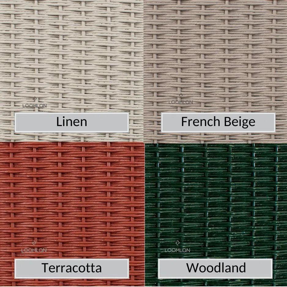 Hamptons Outdoor Furniture Wicker Dining Chair - LOOMLAN - Lloyd Flanders - Outdoor Dining Chairs