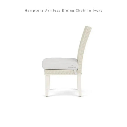 Hamptons Outdoor Furniture Wicker Dining Chair - LOOMLAN - Lloyd Flanders - Outdoor Dining Chairs