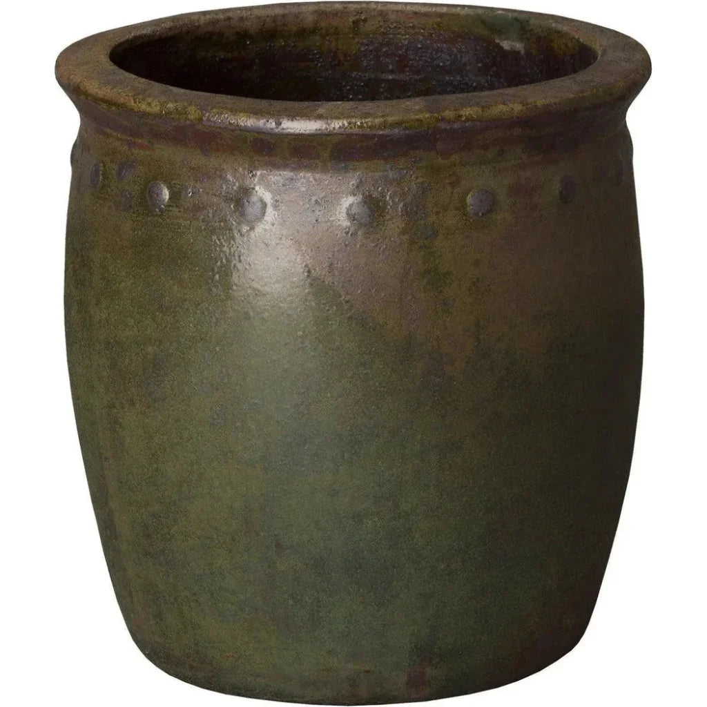 Handcrafted Round Ceramic Planter