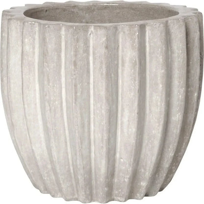 Handcrafted Round Ceramic Pot - LOOMLAN - Emissary - Planters