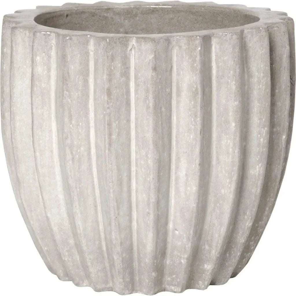 Handcrafted Round Ceramic Pot